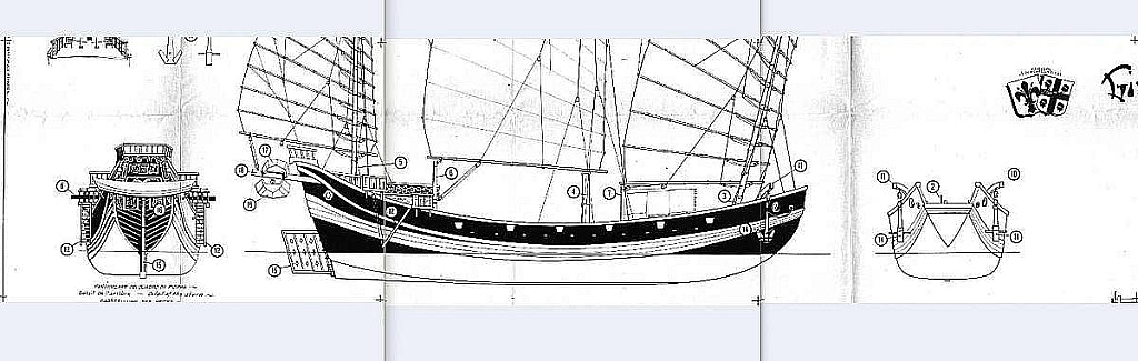Junk Pirate Chinese XVIIc Ver1 ship model plans