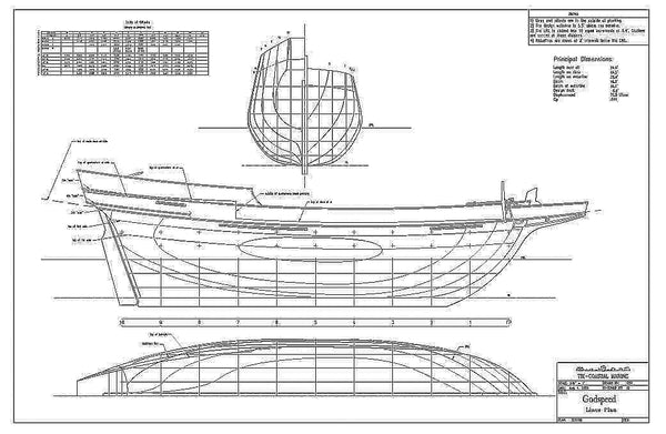 Brig Godspeed 1606 ship model plans