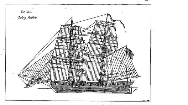 Brig Uss Eagle 1814 ship model plans