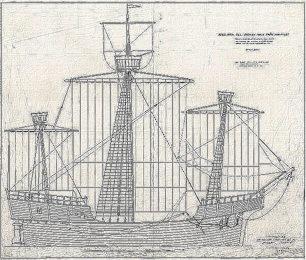 Carrack Holk ship model plans