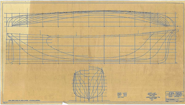 Clipper David Crocket 1853 ship model plans