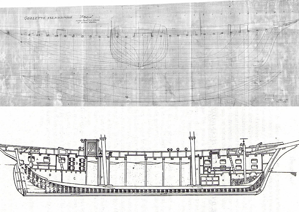 Schooner Sirene 1904 ship model plans