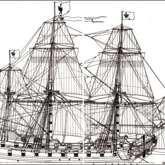 Frigate Friedrich Wilhelm zu Pferde ship model plans
