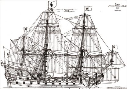 Frigate Friedrich Wilhelm zu Pferde ship model plans
