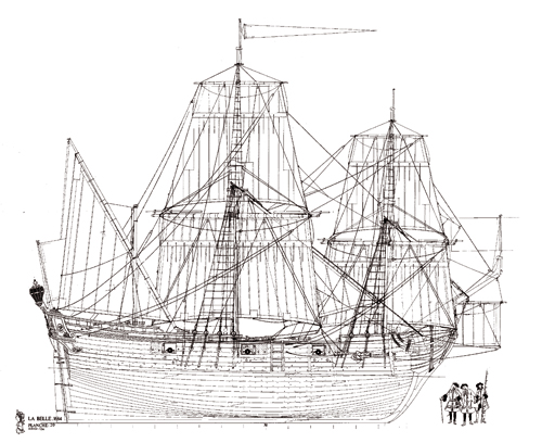 La Belle 1684 ship model plans Best Ship Models