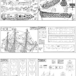 1st Rate Ship San Felipe 1690 ship model plans