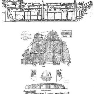 2nd Rate Ship Sv Pavel 1794 ship model plans