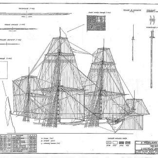 3rd Rate Ship HMS Resolution 1667 ship model plans