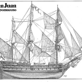 3rd Rate Ship San Juan Nepomuceno 1765 ship model plans