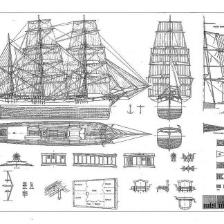 Barque Albert Neumann Xixc ship model plans