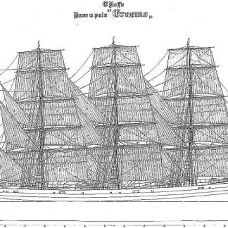 Barque Erasmo 1903 ship model plans