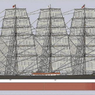 Barque Petschili 1903 ship model plans