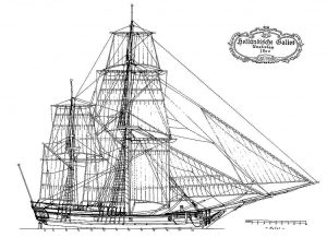 Bomb Ketch (Dutch) Amsterdam 1800 ship model plans