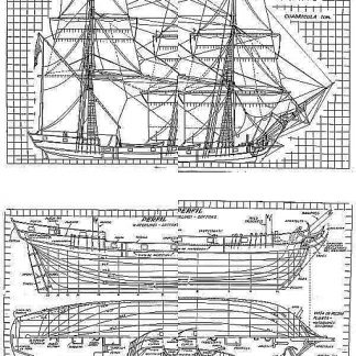 Brig 1775 ship model plans