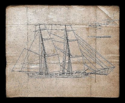 Brig Oneida 1809 ship model plans