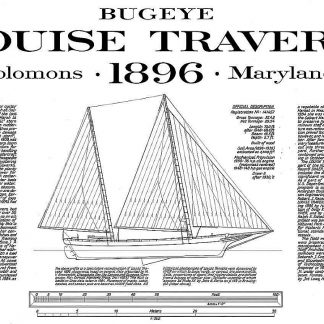 Bugeye Louise Travers ship model plans