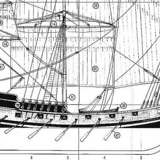 Caravel Polacre (Spanish) 1692 ship model plans
