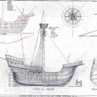 Carrack Victoria 1519 ship model plans