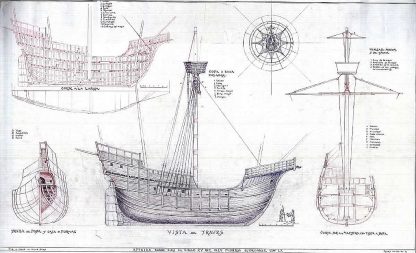 Carrack Victoria 1519 ship model plans