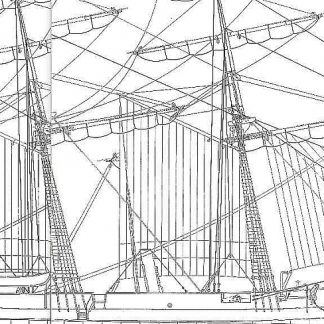 Clipper Oprichnik 1856 ship model plans
