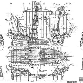 Cocca Anseatica XVc ship model plans