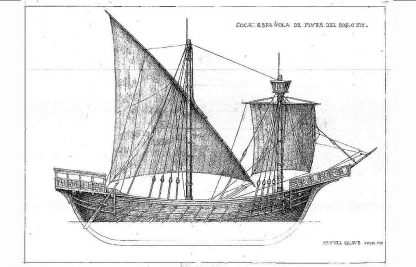 Cocca (Spanish) XIIIc ship model plans