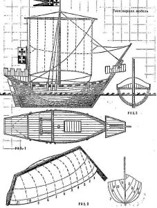 Cog (Danzig) XIIIc ship model plans