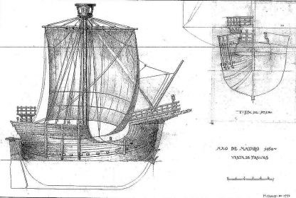 Cog De Mataro 1450 ship model plans