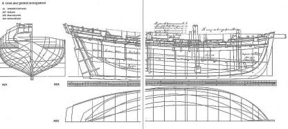 Cutter Alert 1818 ship model plans