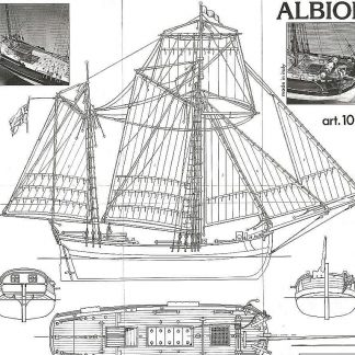 Cutter Trading Vessel Albion XVIIIc ship model plans