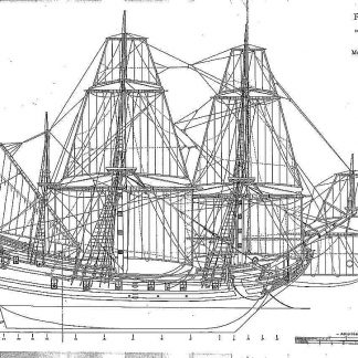 Frigate Berlin 1674 ship model plans