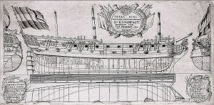 Frigate D'eendragt 1769 ship model plans