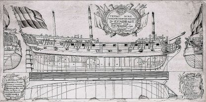 Frigate D'eendragt 1769 ship model plans