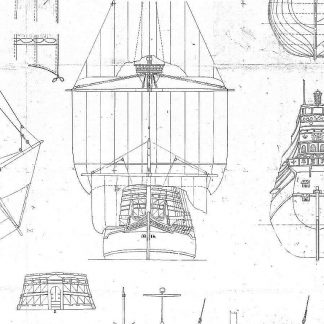 Galleon Elizabeth Jonas 1598 ship model plans