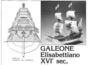 Galleon (Elizabethan) XVIc ship model plans