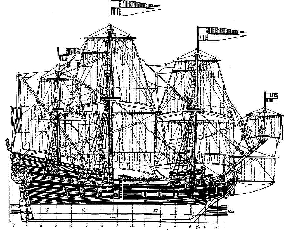 Galleon Orel 1669 Ship Model Plans Best Ship Models