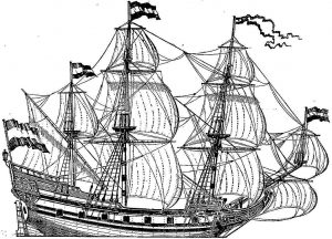 Galleon Pinnace Heemskerck 1638 ship model plans
