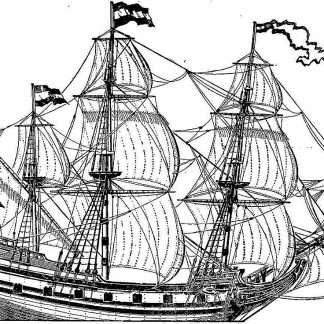 Galleon Pinnace Heemskerck 1638 ship model plans