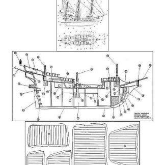 Galleon San Francisco XVIc ship model plans