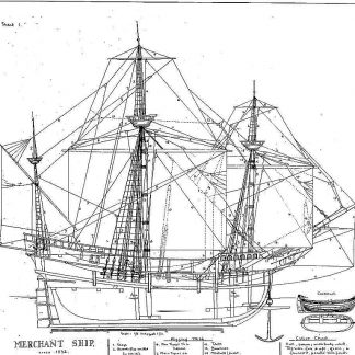 Galleon (Trading) 1532 ship model plans