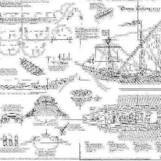 Galley Nuestra Senora 1275 ship model plans
