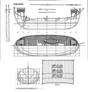 Nef Sandwich XIIc ship model plans