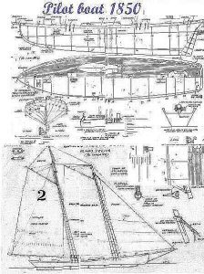 Pilot Boat 1850 ship model plans