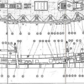 Schooner Enterprise 1779 ship model plans