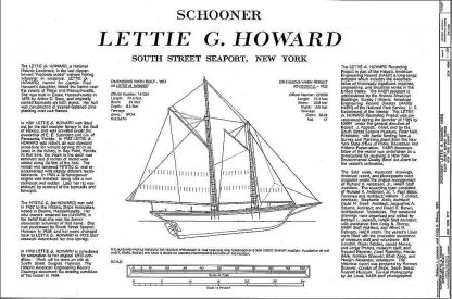 Schooner Lettie G Howard - Baltimore ship model plans