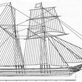 Topsail Schooner Matchless 1846 ship model plans