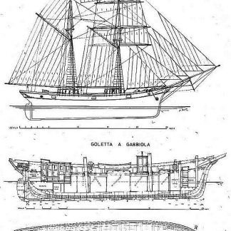 Topsail Schooner XIXc ship model plans