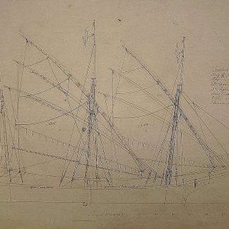 Xebec Turkoma 1767 ship model plans