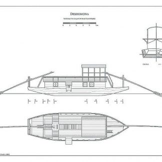 Barge Desdemona ship model plans