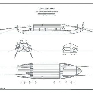 Barge Ulmer Schachtel ship model plans